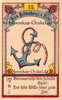 Der Anker im Skorpion Monatshoroskop an diesem Tag