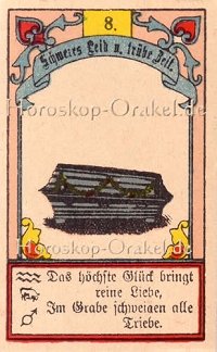 Der Sarg im Skorpion Monatshoroskop an diesem Tag