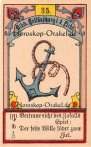 Der Anker, Horoskop mit Lenormand