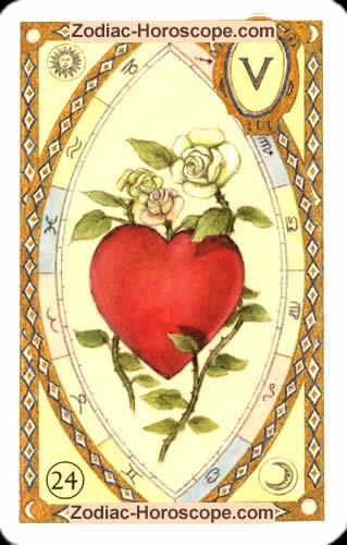 Astrologische Lenormandkarten das Herz
