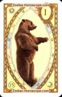 Der Bär, Horoskop mit Lenormand