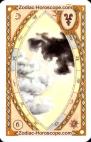 Die Wolken, Horoskop mit Lenormand