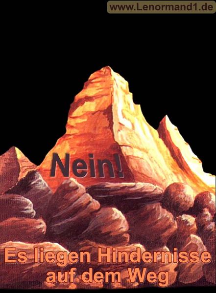Der Berg antwortet nein
